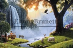 pintura-O-jardim-do-Eden-oleo-sobre-tela-120-x-120-cm-Elton-Brunetti-02