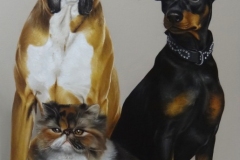 pintura-caes-e-gatos-artista-elton-brunetti
