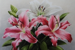pintura-lirios-artista-elton-brunetti