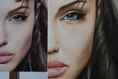 pintura-de-retrato-Angelina-Jolie-por-Elton-Brunetti