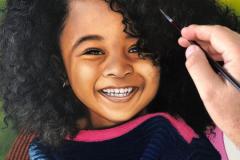 pintura-de-retrato-infantil-cabelo-cacheado-por-Elton-Brunetti