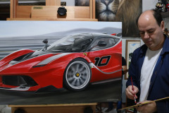Pintura-de-uma-Ferrari-FXXK-oleo-sobre-tela-60-x-100-cm-Elton-Brunetti-01