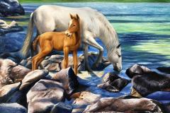 obra-Paisagem-com-Cavalos-óleo-sobre-tela-artista-elton-brunetti-deatlhes-05
