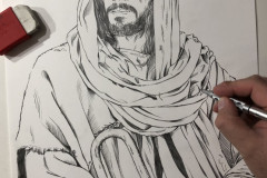 desenho-para-pintura-jesus-o-bom-pastor-elton-brunetti