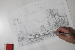 desenho-Monument-Valley-para-pintar-por-elton-Brunetti
