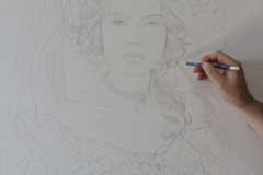 desenho-para-pintura-mulher-ruiva-70x100cm-Elton-Brunetti