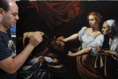 estudo-pintura-caravaggio-Judite-e-Holofernes-02