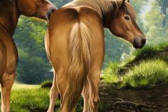 Cavalos-Haflinger-70-x-100-cm-por-Elton-Brunetti-Detalhes-03