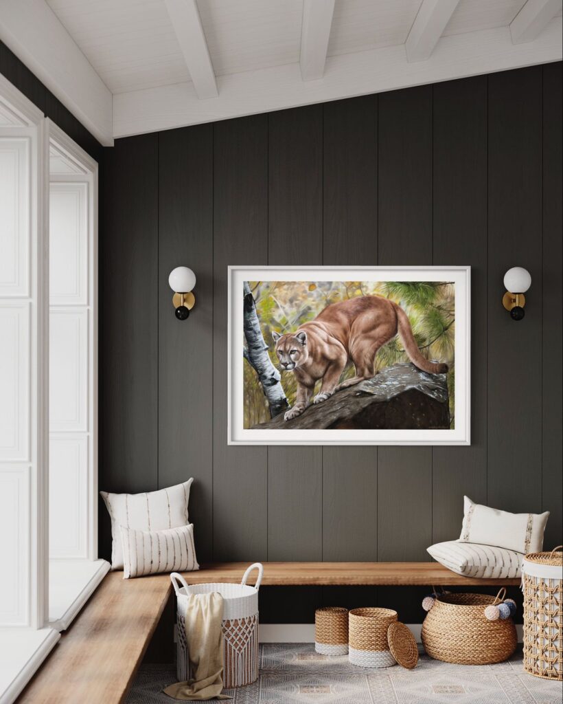Quadro Puma - Elton Brunetti Quadro Puma - Elton Brunetti