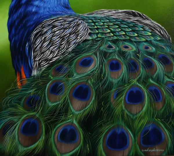 Quadro Pavão | Pintura a óleo - Image 6