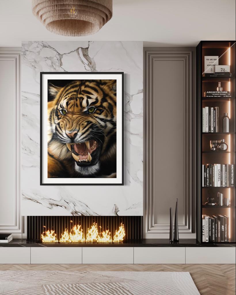 Quadro Tigre - Elton Brunetti