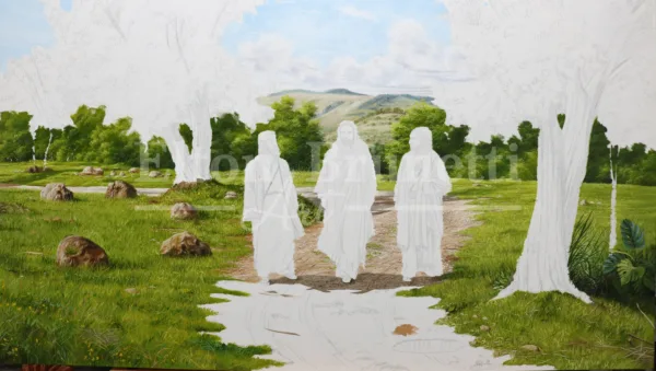 “A caminho de Emaús”, Óleo sobre tela 70 x 100 cm - Imagem 6