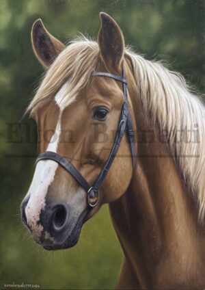quadro Cavalo Haflinger